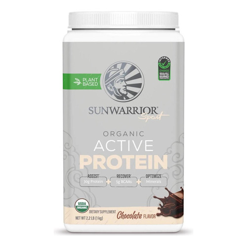 Organic Active Protein Chocolate 1 Kg Sunwarrior Sport