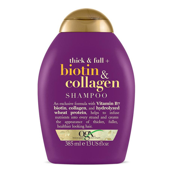 Shampoo Ogx Biotina & Colágeno 385ml