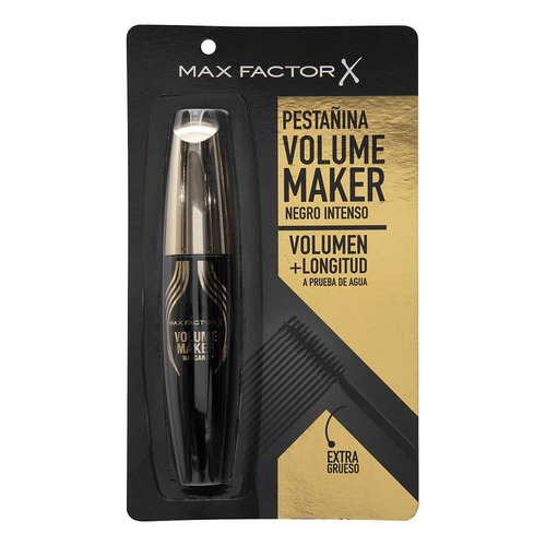 Pestañina Max Factor Volumen Maker Neg - Ml  Color Negro