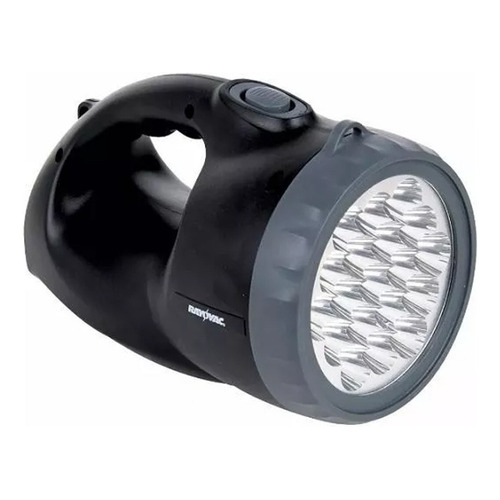 Linterna Recargable 19 Leds Rayovac Hibrida A Pilas Color de la linterna Negro Color de la luz Fria/Dia