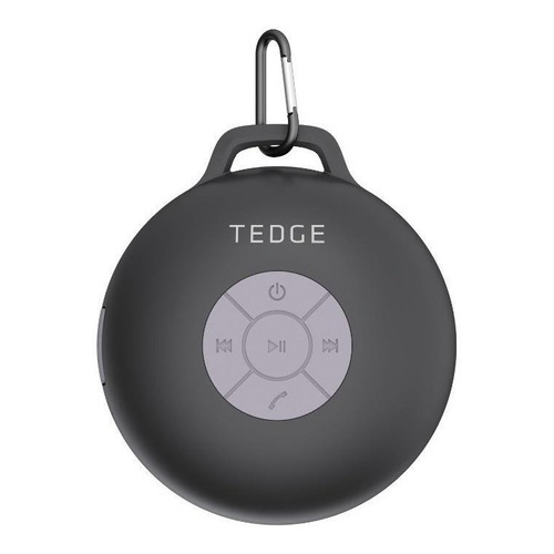 Bocina Tedge portátil con bluetooth CS3WTEDGE waterproof negra 