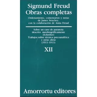 O.completas S.freud:vol.12 - Sigmund Freud