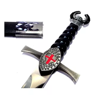 Mini Espada Medieval Soldado Templaria 22235