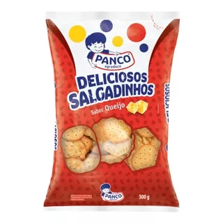 Biscoito Salgadinho Queijo Panco Pacote 500g