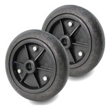 2 Roda Carrinho Diâmetro 9 Polegada Pvc Furo 7/8 Carga 120kg