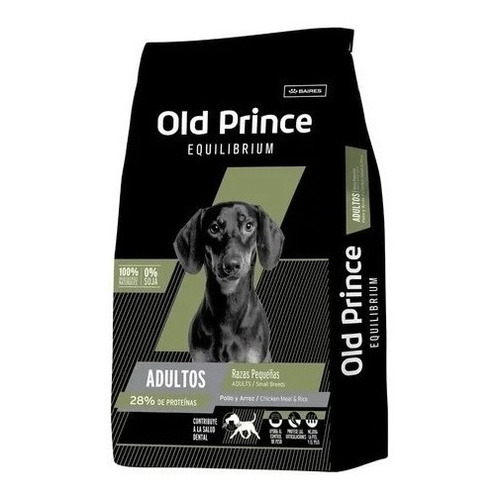 Alimento Old Prince Equilibrium Equilibrium para perro adulto para perro adulto de raza pequeña sabor pollo y arroz en bolsa de 15kg