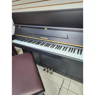 Piano Vertical Suzuki Au210 Negro, Con Banca
