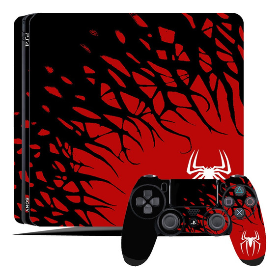 Skin/adhesivo - Ps4 - Combo - Spiderman