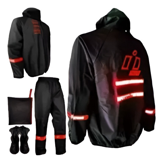 Impermeable Con Capucha Ciclismo