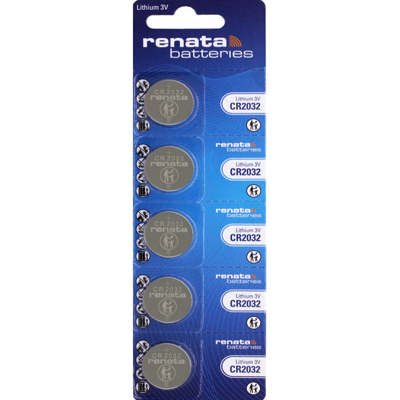 5 X Pilas Boton Cr2032 Renata Original 2032 San Martin 