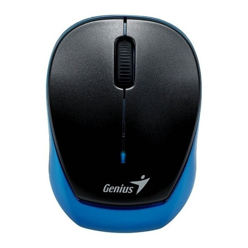 Mouse mini inalámbrico recargable Genius  Micro Traveler 9000R azul