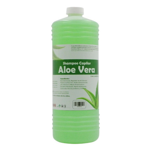  Shampoo con Extracto Natural de Aloe Vera Control Caída Productos Mart México (1 Litro)