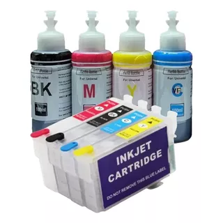 Cartuchos Recargables Para Epson Tx200tx210tx220tx300+tintas