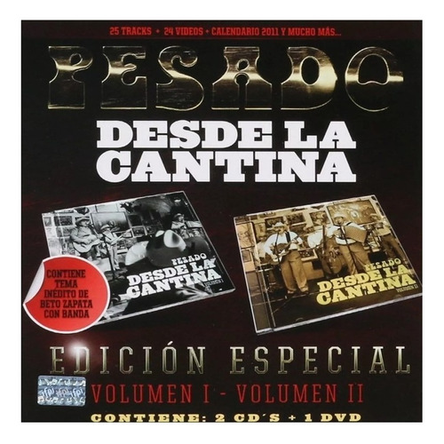 Grupo Pesado Desde La Cantina Edicion Especial 2 Cd + Dvd