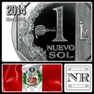 Peru - 1 Nuevo Sol - Año 2014 - Km #366 - Marca De Perú