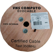 Cable Utp Cat6  Exteriores 4 Pares C/gel 305 Mts Cca B46