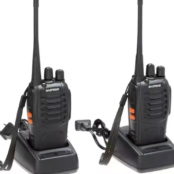 Pack 2 Radio Transmisor Walkie Talkie Bf-888s Baofeng