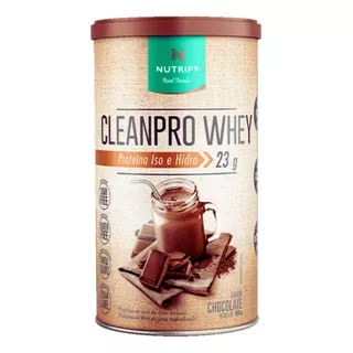 Cleanpro Whey Protein Isolado Chocolate 450g - Nutrify