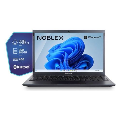 Notebook Intel Core I3 8gb Ssd 256gb 14,1 Windows 11 Noblex Color Azul Oscuro
