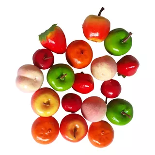 Frutas Artificiales Pequeñas  Paquete De 50 Unidades