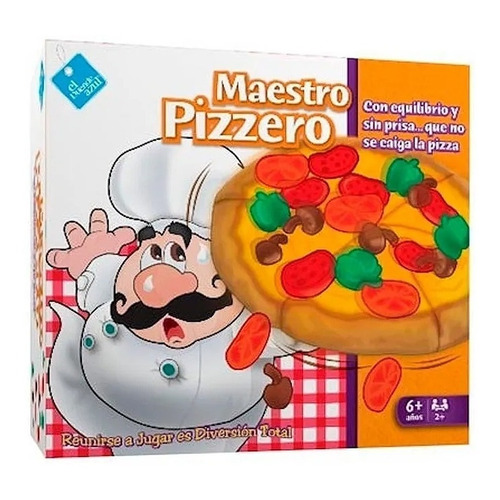 Juego De Mesa Maestro Pizzero - El Duende Azul cantidad de jugadores 2