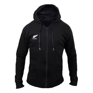 Campera Con Frisa Brickton Modelo All Blacks