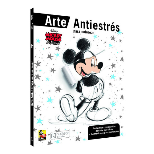 Disney Colorea Mickey Mouse Libro Arte Antiestres Mandalas