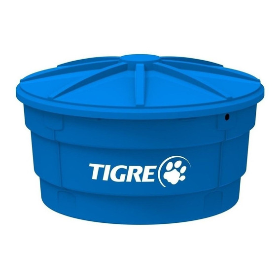 Tanque de agua Tigre Tanque de Agua bicapa vertical polietileno 500L de 780 mm x 1230 mm