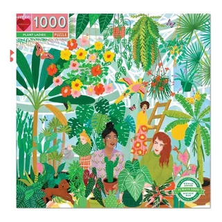 Puzzle Rompecabezas 1000 Piezas Eeboo Señoras Con Plantas