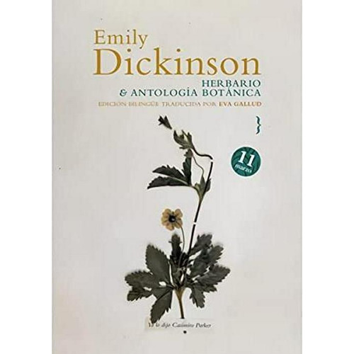 Libro Herbario Y Antología Botánica - Emily Dickinson