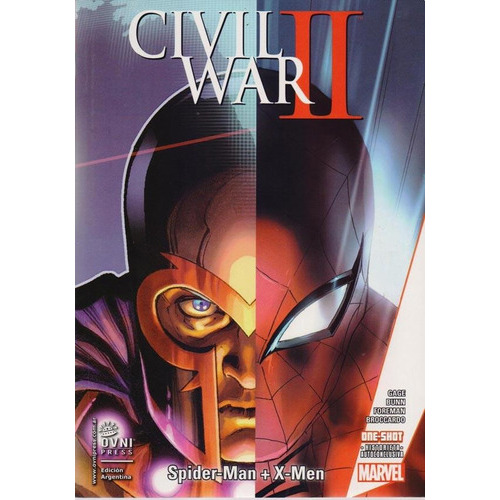 CIVIL WAR II - SPIDER-MAN + X-MEN, de Christos Cage. Serie Hombre Araña Editorial OVNI Press, tapa blanda en español, 2017