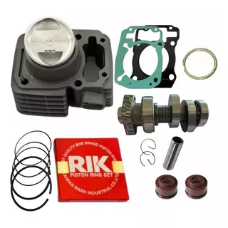 Kit Cilindro 4mm P/ Honda Cg Titan 150cc + Comando Preparado