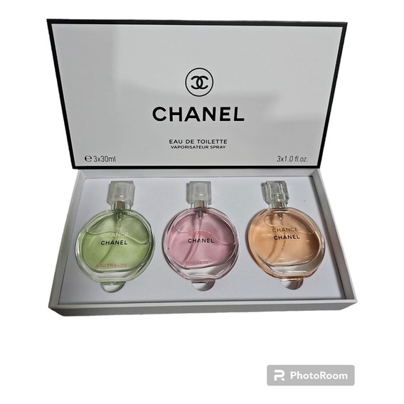 Kit Chanel 3x30ml Chance Edicion Especial Original Set