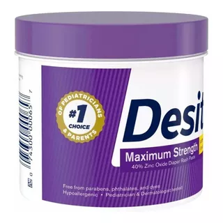 Pomada Desitin Pote Roxo 454g - Maximum Strength