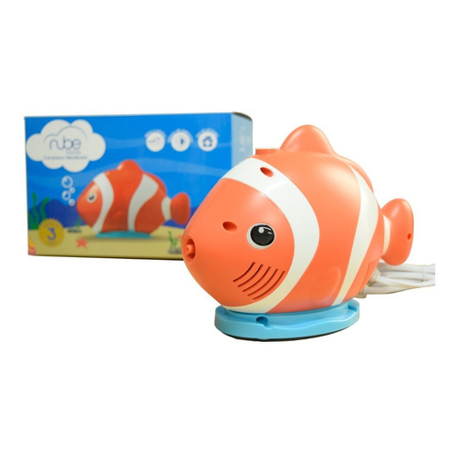 Nebulizador Pediatrico Nemo + Maletin De Lujo ® Color Naranja