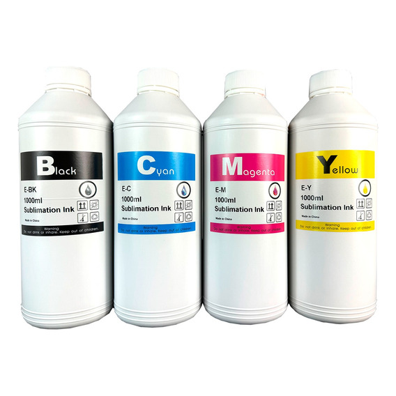 Kit 4 Litros Tinta Para Sublimar Sublimacion Calidad Premium