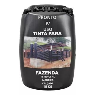 Tinta Oleo 45 Kg Para Fazenda Curral Mangueira Cercas