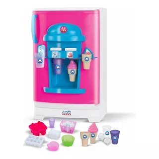 Geladeira Gelato Sem Freezer - Magic Toys 7062 Cor Pink