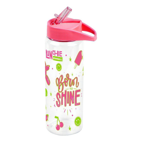 Botellita Deportiva Plástica Con Pico 750 Ml Shine Simball