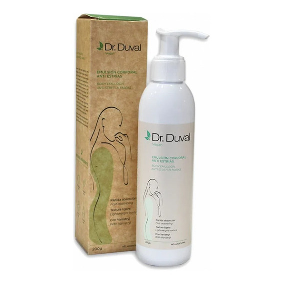 Emulsión Corporal Anti Estrías Vegana X200ml Dr. Duval