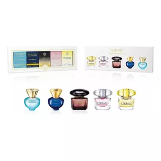 Mini Set 5 Piezas Versace Collection Para Mujer 5ml