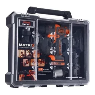 Taladro Matrix Kit 6 En 1 Black+decker Bdcdmt1206kitc