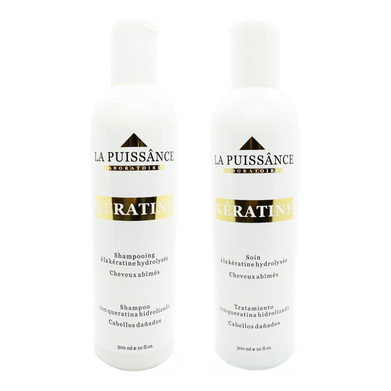 La Puissance Kit Keratina Shampoo + Acondicionador Antifrizz