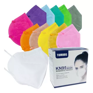 Cubrebocas Kn95 Mascarillas Tomods 12 Pzs Varios Colores