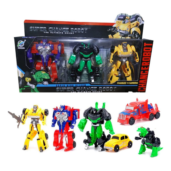 Transformers Set De 3 Muñecos