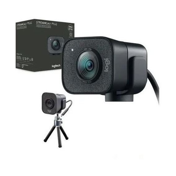 Logitech Streamcam Plus 1080p Hd 60fps - Streaming Webcam Color Grafito