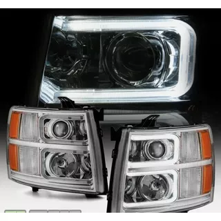 $8000 Par Faros Led Cheyenne Silverado 2007 2008 2012 2013  