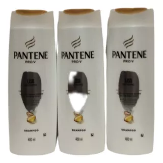 Pantene Shampoo Liso Extremo Pack Con 3 Piezas De 400 Ml C/u