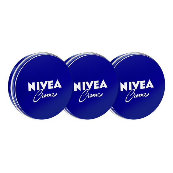 Crema Humectante Nivea Multipropósito - Lata 400ml (x3)