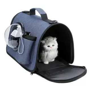 Bolso Mochila Transportador Mascotas Gato Perro Capsula 